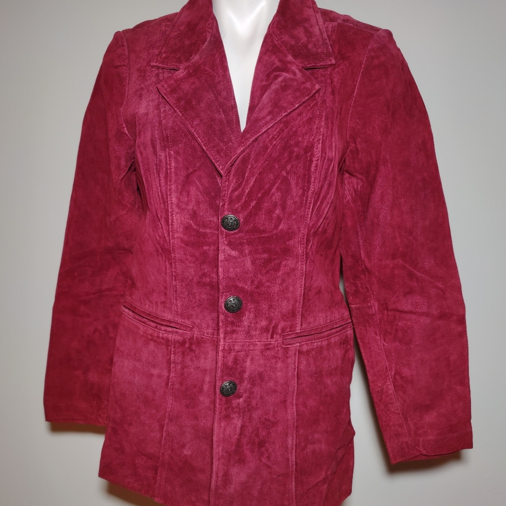Vintage leather Blazer denim & co